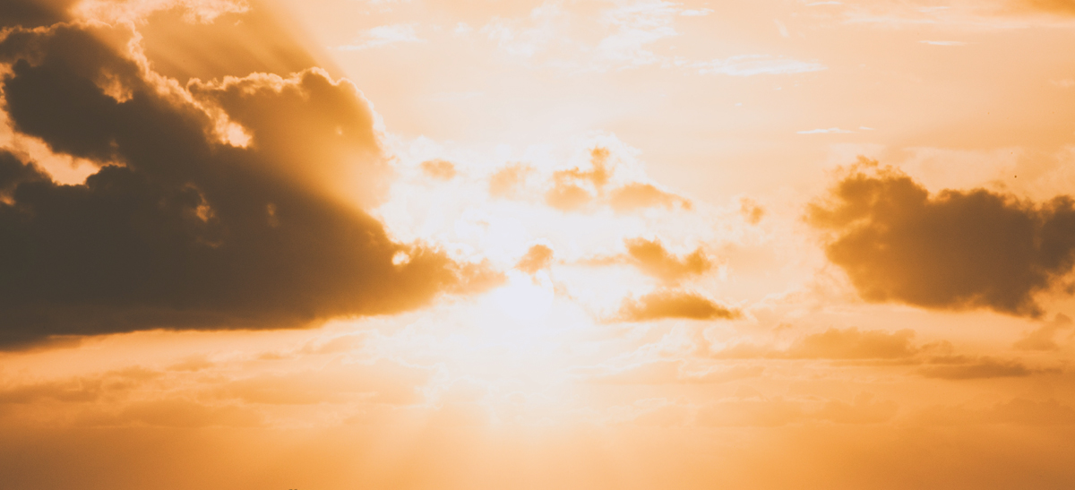 Ciel de coucher de soleil